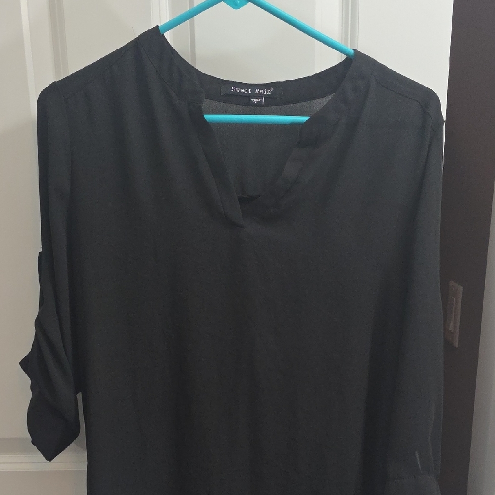 Sweet Rain Black Women's Blouse
